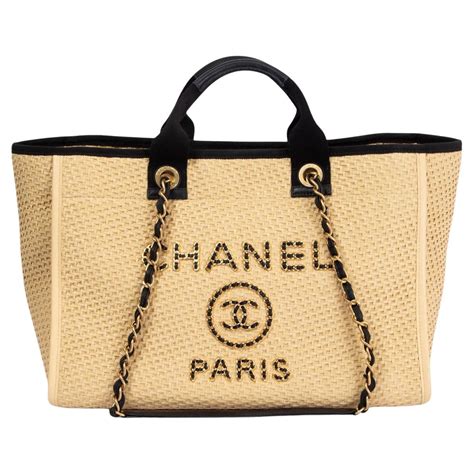 chanel raffia bag On Sale 